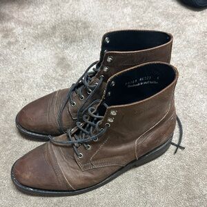 Brown Leather Men's Boots